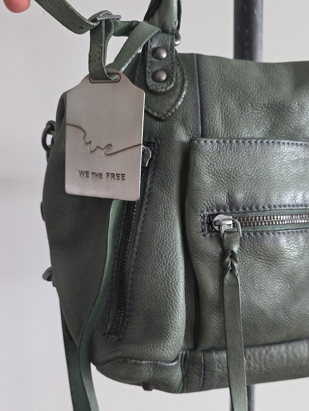 Free People We The Free Baby Emerson Tote in Secret Sage - Picture 2 of 13